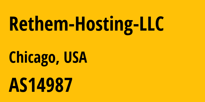 Информация о провайдере Rethem-Hosting-LLC AS14987 Rethem Hosting LLC: все IP-адреса, network, все айпи-подсети