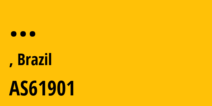 Информация о провайдере RMR-Assessoria-Técnica-em-Teleinformática-LTDA-ME AS61901 RMR Assessoria Técnica em Teleinformática LTDA-ME: все IP-адреса, network, все айпи-подсети