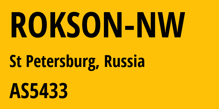 Информация о провайдере ROKSON-NW AS44050 Petersburg Internet Network ltd.: все IP-адреса, network, все айпи-подсети