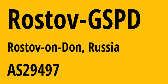 Информация о провайдере ROSTOV-GSPD AS8359 MTS PJSC: все IP-адреса, network, все айпи-подсети