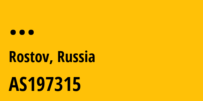 Информация о провайдере Rostovskaya-proizvodstvennaya-kompaniya-Ltd. AS197315 Rostovskaya proizvodstvennaya kompaniya Ltd.: все IP-адреса, network, все айпи-подсети