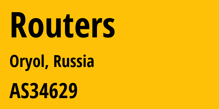 Информация о провайдере Routers AS34629 Resurs-Svyaz Ltd: все IP-адреса, network, все айпи-подсети