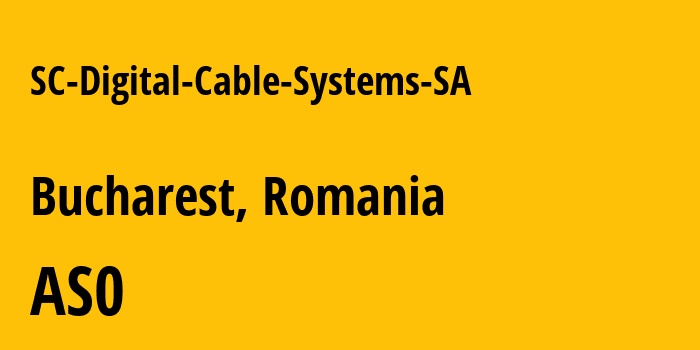 Информация о провайдере SC-Digital-Cable-Systems-SA : все IP-адреса, network, все айпи-подсети