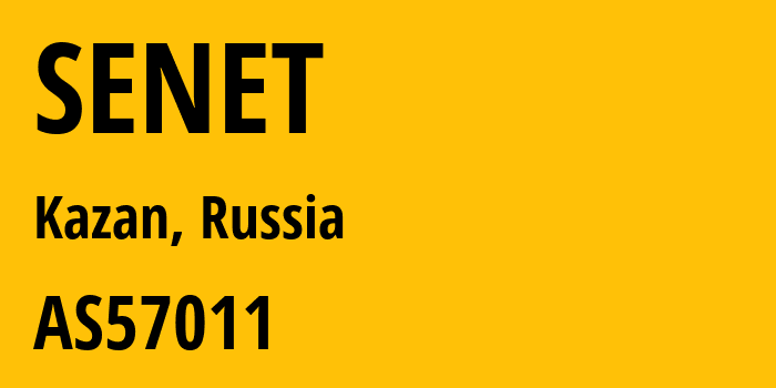 Информация о провайдере SENET AS57011 Information- Analytical Agency IF LTD: все IP-адреса, network, все айпи-подсети