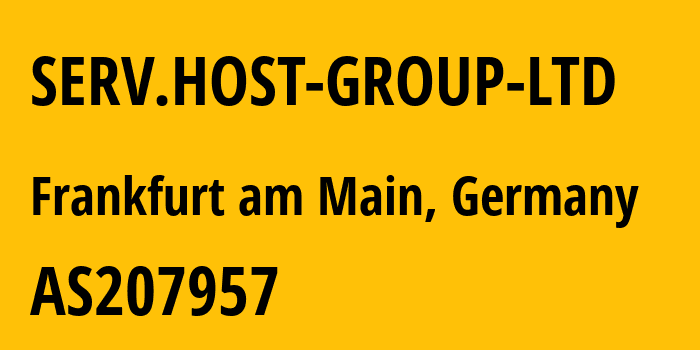 Информация о провайдере SERV.HOST-GROUP-LTD AS207957 SERV.HOST GROUP LTD: все IP-адреса, network, все айпи-подсети