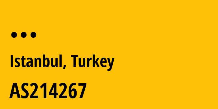 Информация о провайдере Server-Sistemleri-Bilisim-San.-Tic.-Ltd.-Sti. AS214267 Server Sistemleri Bilisim San. Tic. Ltd. Sti.: все IP-адреса, network, все айпи-подсети