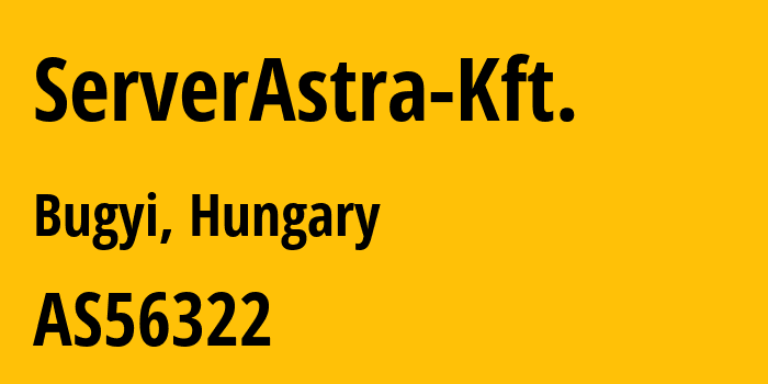 Информация о провайдере ServerAstra-Kft. AS56322 ServerAstra Kft.: все IP-адреса, network, все айпи-подсети