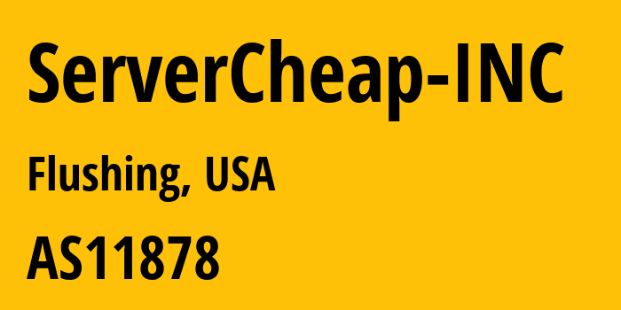 Информация о провайдере ServerCheap-INC AS11878 tzulo, inc.: все IP-адреса, network, все айпи-подсети