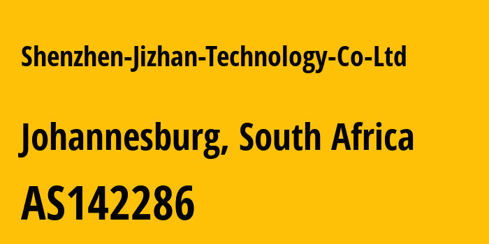 Информация о провайдере Shenzhen-Jizhan-Technology-Co-Ltd AS142286 LUOGELANG (FRANCE) LIMITED: все IP-адреса, network, все айпи-подсети