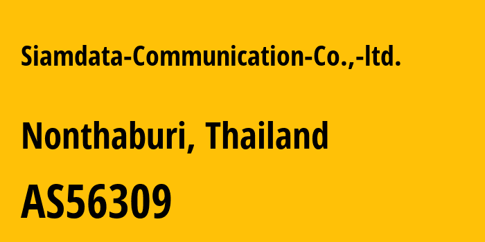 Информация о провайдере Siamdata-Communication-Co.,-ltd. AS56309 Siamdata Communication Co.,Ltd.: все IP-адреса, network, все айпи-подсети