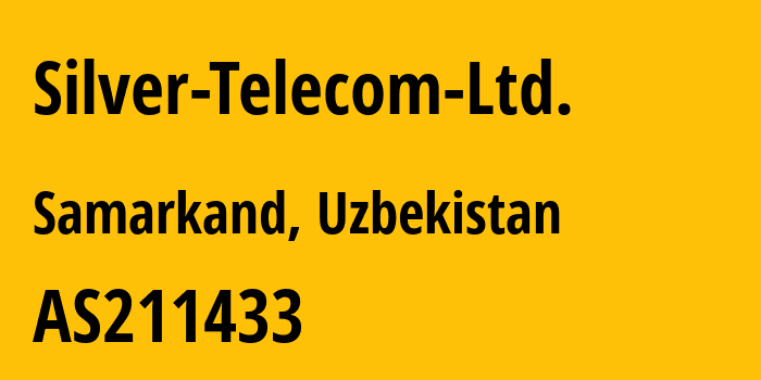 Информация о провайдере Silver-Telecom-Ltd. AS211433 Silver Telecom Ltd.: все IP-адреса, network, все айпи-подсети