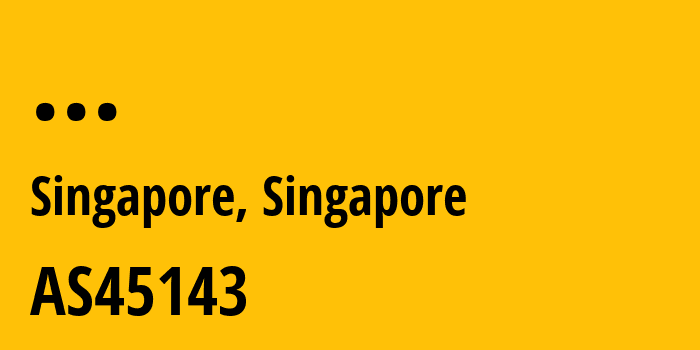 Информация о провайдере Singapore-Telecommunications-Ltd-SingTel-Mobile AS45143 SINGTEL MOBILE INTERNET SERVICE PROVIDER Singapore: все IP-адреса, network, все айпи-подсети