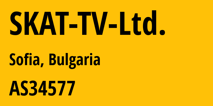 Информация о провайдере SKAT-TV-Ltd. AS34577 SKAT TV Ltd.: все IP-адреса, network, все айпи-подсети