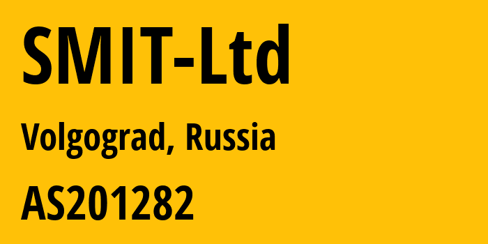 Информация о провайдере SMIT-Ltd AS201282 SMIT Ltd: все IP-адреса, network, все айпи-подсети