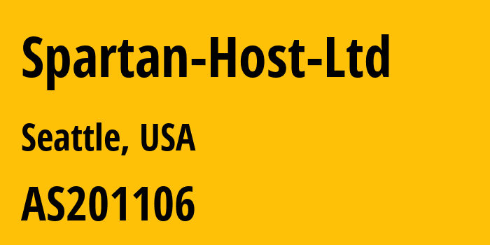 Информация о провайдере Spartan-Host-Ltd AS201106 Spartan Host Ltd: все IP-адреса, network, все айпи-подсети