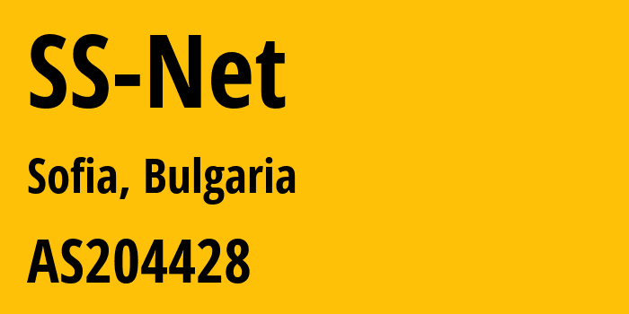 Информация о провайдере SS-Net AS204428 SS-Net: все IP-адреса, network, все айпи-подсети