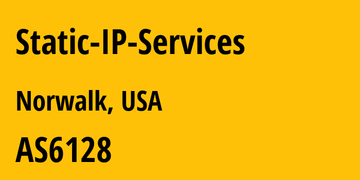 Информация о провайдере Static-IP-Services AS6128 Cablevision Systems Corp.: все IP-адреса, network, все айпи-подсети