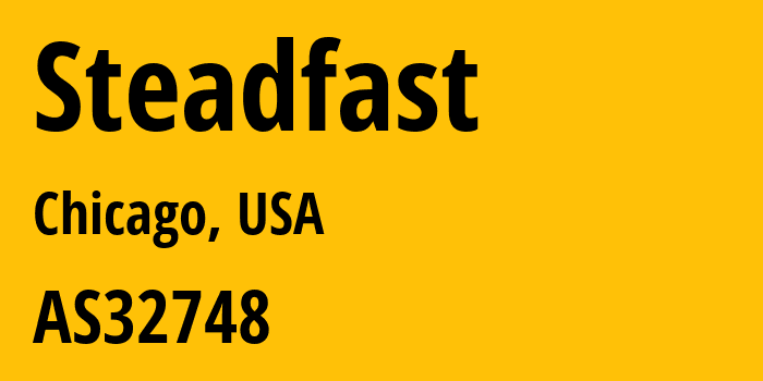 Информация о провайдере Steadfast AS32748 Steadfast: все IP-адреса, network, все айпи-подсети