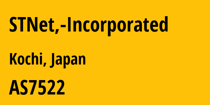 Информация о провайдере STNet,-Incorporated AS7522 STNet, Incorporated: все IP-адреса, network, все айпи-подсети
