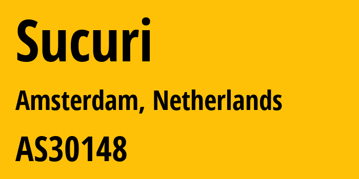 Информация о провайдере Sucuri AS30148 Sucuri: все IP-адреса, network, все айпи-подсети