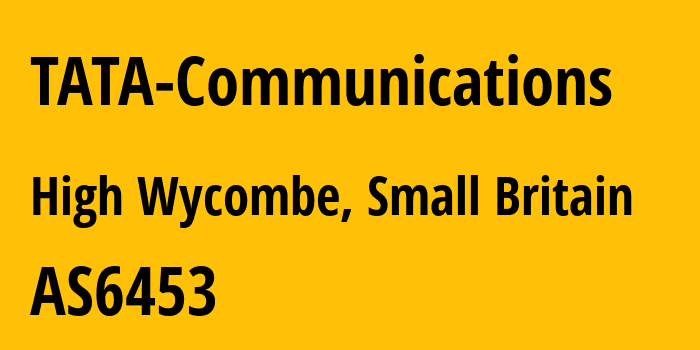 Информация о провайдере TATA-Communications AS6453 TATA COMMUNICATIONS (AMERICA) INC: все IP-адреса, network, все айпи-подсети