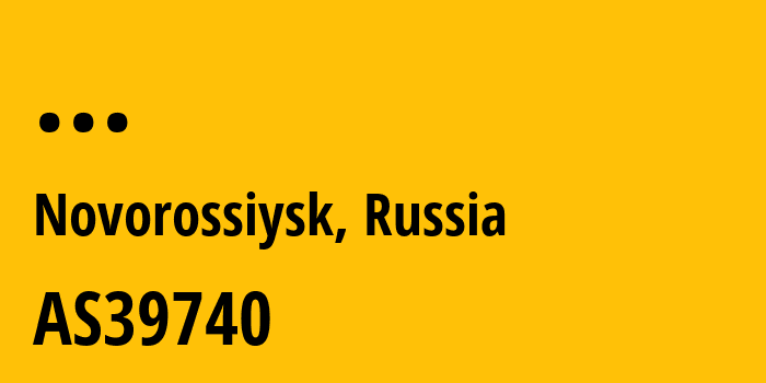 Информация о провайдере TelecomService-Ltd-Novorossiysk---1st-set AS39740 TelecomService Ltd.: все IP-адреса, network, все айпи-подсети