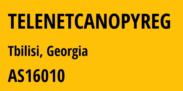 Информация о провайдере TELENETCANOPYREG AS16010 Magticom Ltd.: все IP-адреса, network, все айпи-подсети