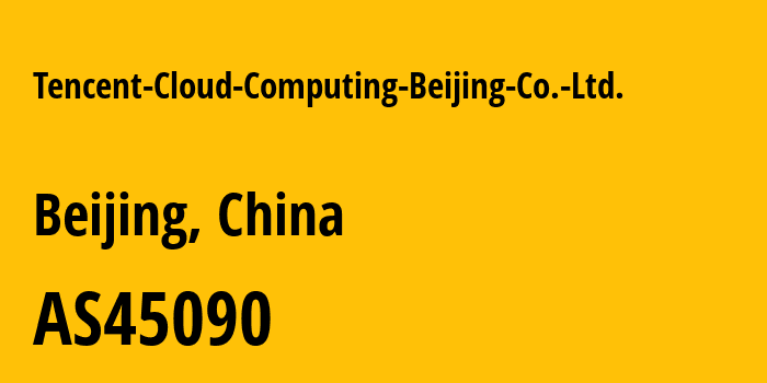 Информация о провайдере Tencent-Cloud-Computing-Beijing-Co.-Ltd. AS45090 Shenzhen Tencent Computer Systems Company Limited: все IP-адреса, network, все айпи-подсети