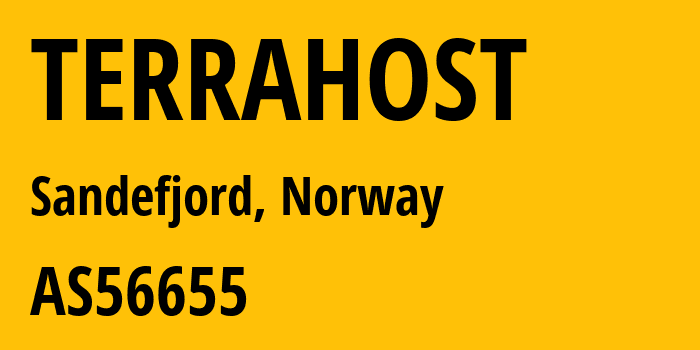 Информация о провайдере TERRAHOST AS56655 Gigahost AS: все IP-адреса, network, все айпи-подсети