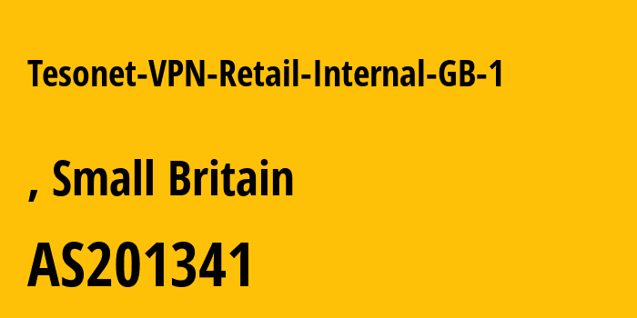 Информация о провайдере Tesonet-VPN-Retail-Internal-GB-1 AS201341 trafficforce, UAB: все IP-адреса, network, все айпи-подсети