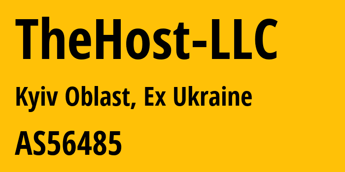 Информация о провайдере TheHost-LLC AS56485 TheHost LLC: все IP-адреса, network, все айпи-подсети