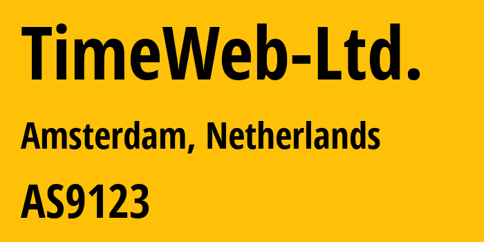 Информация о провайдере TimeWeb-Ltd. AS9123 TimeWeb Ltd.: все IP-адреса, network, все айпи-подсети