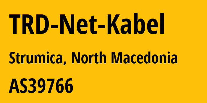 Информация о провайдере TRD-Net-Kabel AS39766 TRD Net Kabel: все IP-адреса, network, все айпи-подсети