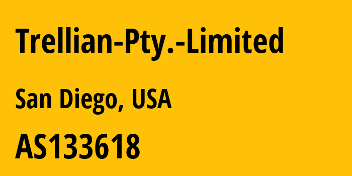 Информация о провайдере Trellian-Pty.-Limited AS133618 Trellian Pty. Limited: все IP-адреса, network, все айпи-подсети