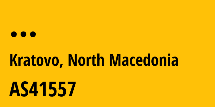 Информация о провайдере Trgovsko-radiodifuzno-drustvo-kablovska-televizija-ROBI-DOOEL-Stip AS41557 Drustvo za telekomunikaciski uslugi TELEKABEL DOOEL Stip: все IP-адреса, network, все айпи-подсети