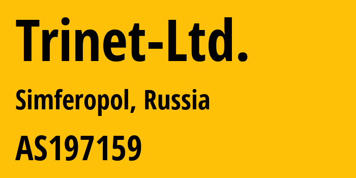 Информация о провайдере Trinet-Ltd. AS197159 Trinet Ltd.: все IP-адреса, network, все айпи-подсети