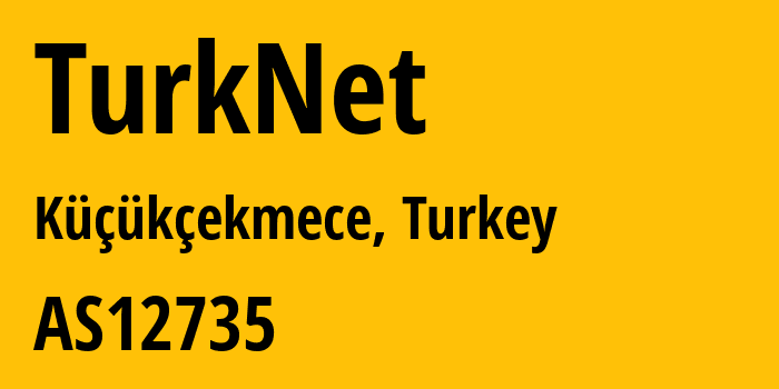 Информация о провайдере TurkNet AS12735 TurkNet Iletisim Hizmetleri A.S.: все IP-адреса, network, все айпи-подсети