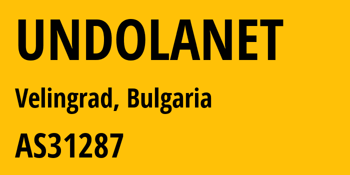 Информация о провайдере UNDOLANET AS31287 IPACCT CABLE Ltd: все IP-адреса, network, все айпи-подсети