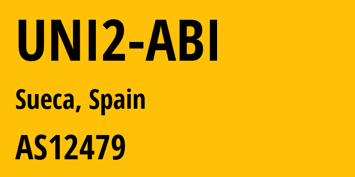 Информация о провайдере UNI2-ABI AS12479 Orange Espagne SA: все IP-адреса, network, все айпи-подсети