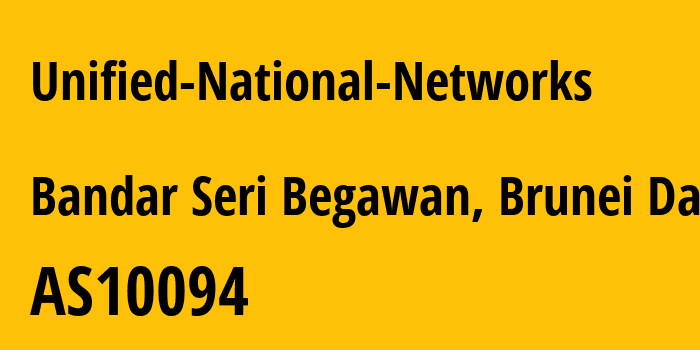 Информация о провайдере Unified-National-Networks AS10094 Unified National Networks: все IP-адреса, network, все айпи-подсети