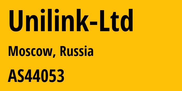 Информация о провайдере Unilink-Ltd AS44053 JSC Avantel: все IP-адреса, network, все айпи-подсети