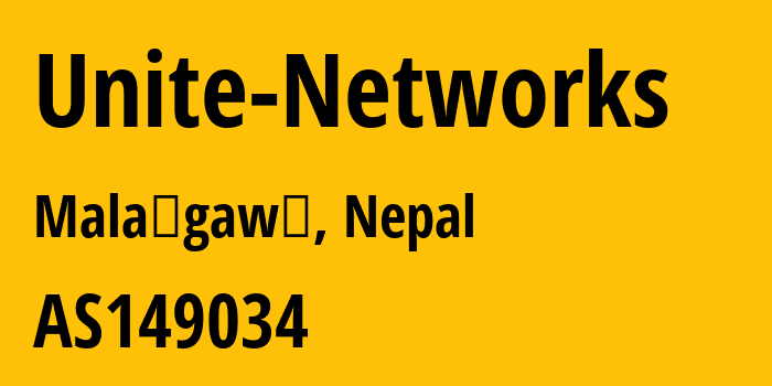 Информация о провайдере Unite-Networks AS149034 Unite Networks: все IP-адреса, network, все айпи-подсети