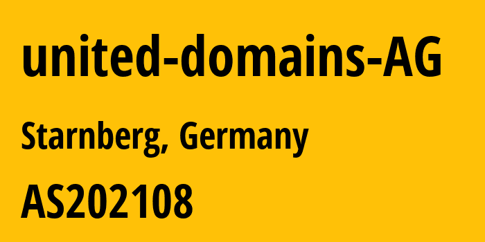 Информация о провайдере united-domains-AG AS202108 united-domains GmbH: все IP-адреса, network, все айпи-подсети