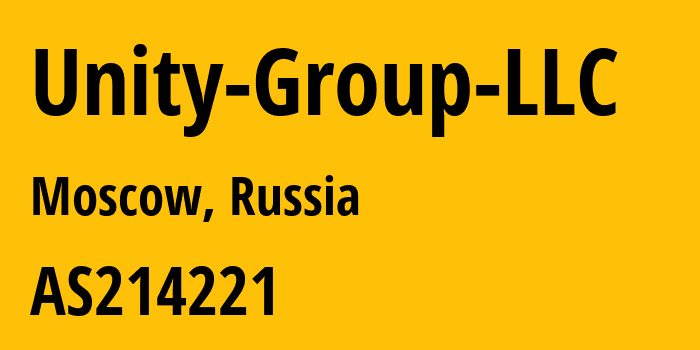 Информация о провайдере Unity-Group-LLC AS214221 UNITY GROUP LLC: все IP-адреса, network, все айпи-подсети