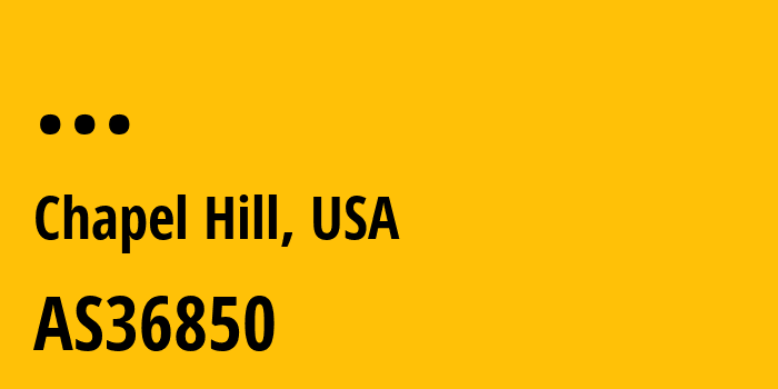 Информация о провайдере University-of-North-Carolina-at-Chapel-Hill AS36850 University of North Carolina at Chapel Hill: все IP-адреса, network, все айпи-подсети