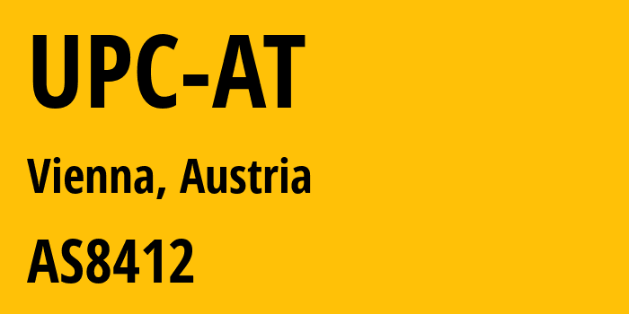 Информация о провайдере UPC-AT AS8412 T-Mobile Austria GmbH: все IP-адреса, network, все айпи-подсети