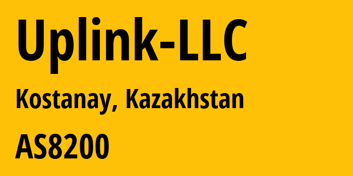 Информация о провайдере Uplink-LLC AS8200 Uplink LLC: все IP-адреса, network, все айпи-подсети