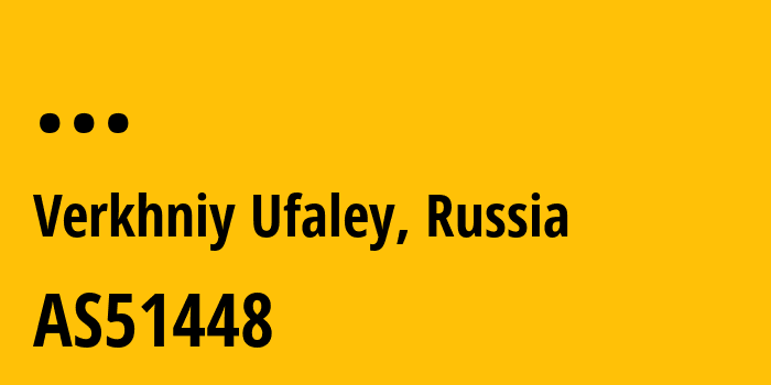 Информация о провайдере Uralskie-Kabelnye-Seti-Ltd.-Verkhny-Ufaley AS51448 Uralskie Kabelnye Seti Ltd.: все IP-адреса, network, все айпи-подсети