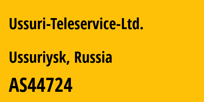 Информация о провайдере Ussuri-Teleservice-Ltd. AS44724 Octopusnet LTD: все IP-адреса, network, все айпи-подсети