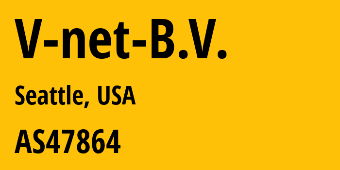 Информация о провайдере V-net-B.V. AS47864 V-NET B.V.: все IP-адреса, network, все айпи-подсети